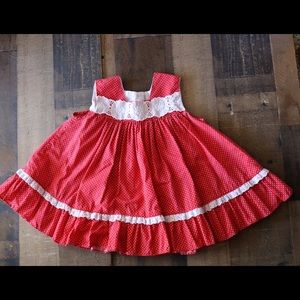 Vintage polka dot dress